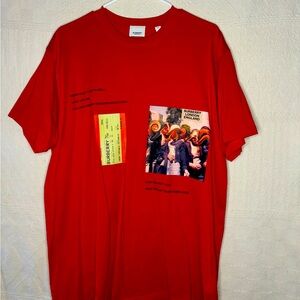 Burberry London England Red T-Shirt